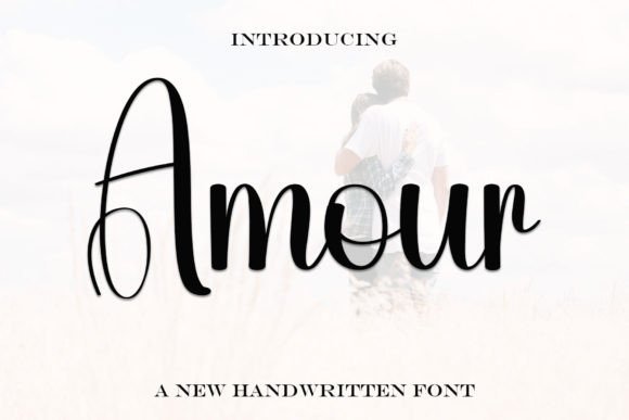 Amour: A Handwritten Font That Feels Like a Quiet Conversation