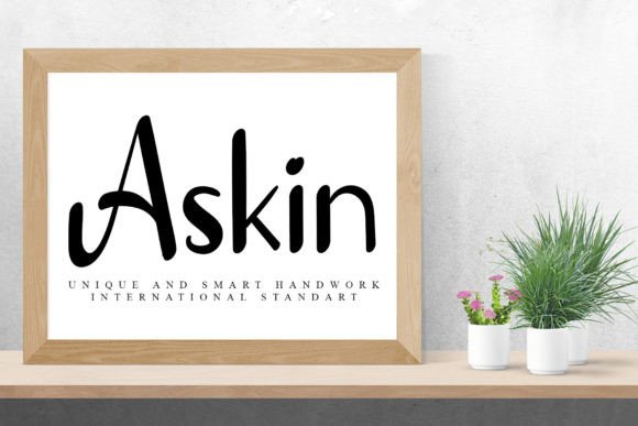 Askin: A Handwritten Font That Makes Your Brand Feel Thoughtful