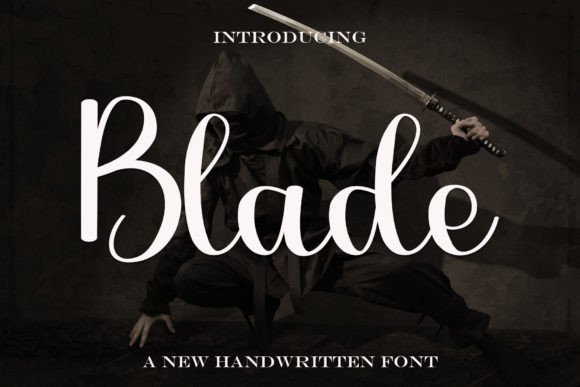 Blade: A Handwritten Font That Elevates Real Small Business Branding