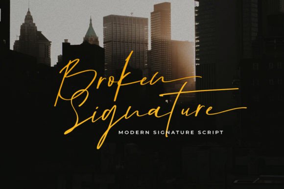 Broken Signature: A Handwritten Font That Feels Human on Screen