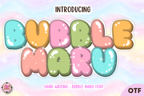 Bubble Maru: A Festive Script Font That Feels Like Hand-Drawn Joy