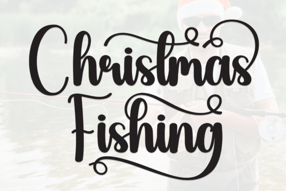Christmas Fishing: A Warm, Handwritten Display Font for Editorial Charm