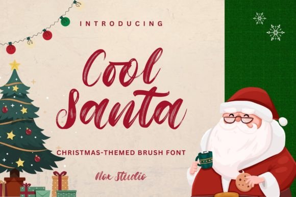Cool Santa: A Whimsical Script Font for Editorial Magic