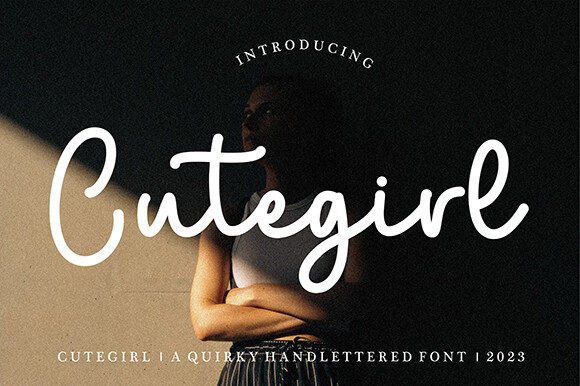 Cutegirl: A Playful Script Font for Digital Branding