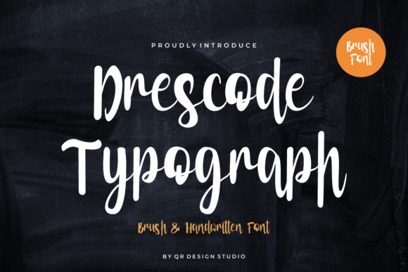 Drescode Typograph: A Sweet, Romantic Script Font for Small Business Branding