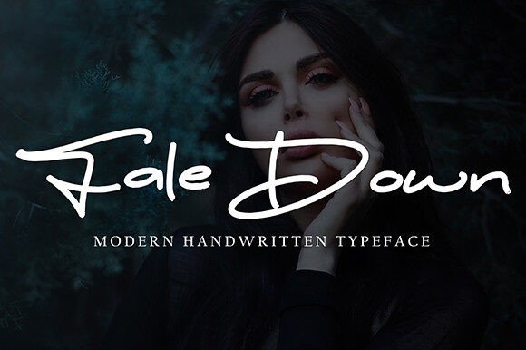 Fale Down: A Dazzling Script Font for Digital Branding