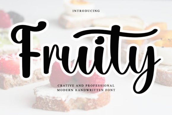 Fruity: A Handwritten Font for Editorial Warmth and Clarity