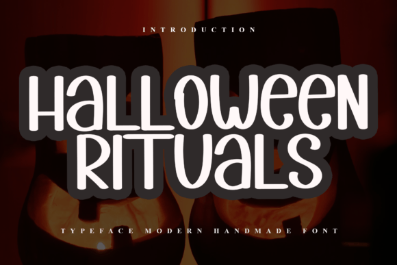 Halloween Rituals Font: Whimsical Magic for Handmade Goods