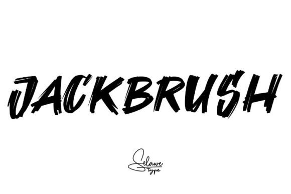 Jackbrush: A Modern Brush Font for Handmade Brands