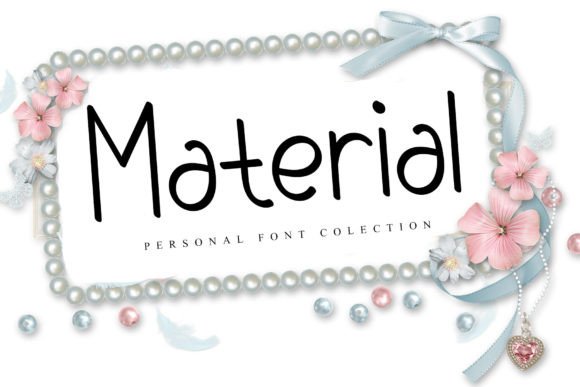 Material: A Handwritten Font That Elevates Real Handmade Products