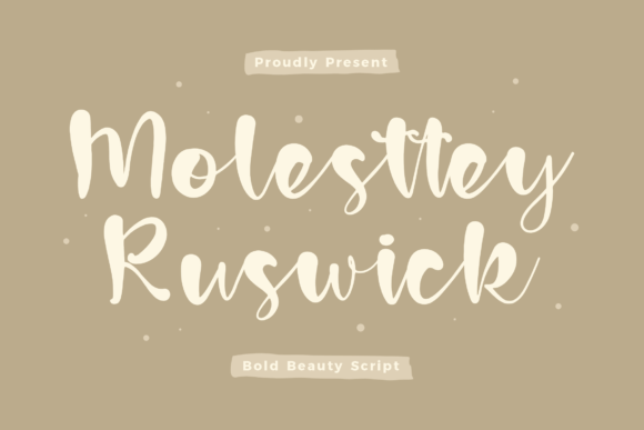 Molesttey Ruswick: A Thoughtful Script Font for Editorial Warmth