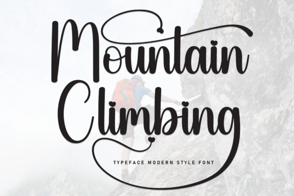 Mountain Climbing: A Distinctive Script Font for Editorial Impact