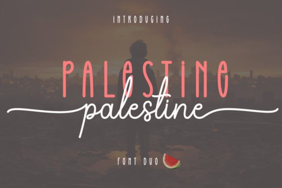 Palestine Duo: A Refined Script + Sans Serif Font Pair for Real Branding