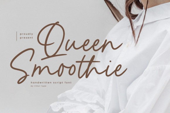 Queen Smoothie: A Magical Script Font for Handmade Creators
