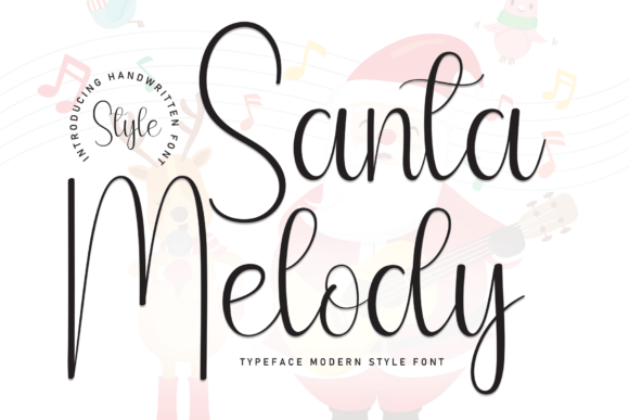 Santa Melody: A Handwritten Display Font That Brings Warmth to Digital Branding