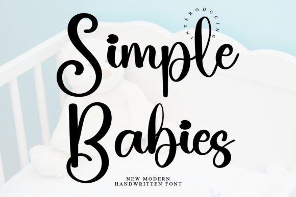 Simple Babies: A Handwritten Font That Feels Like Home