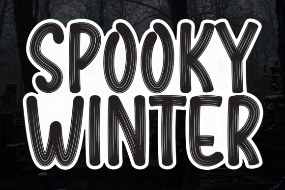 Spooky Winter: A Handwritten Font with Editorial Grace