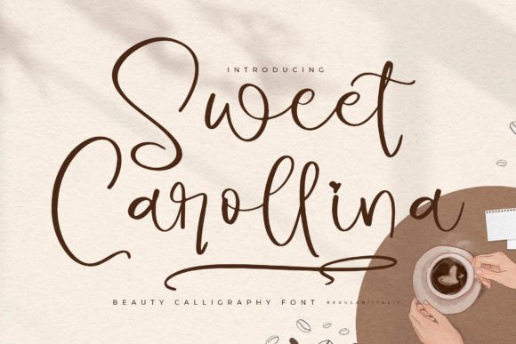 Sweet Carollina: A Warm, Elegant Script Font for Handmade Creators