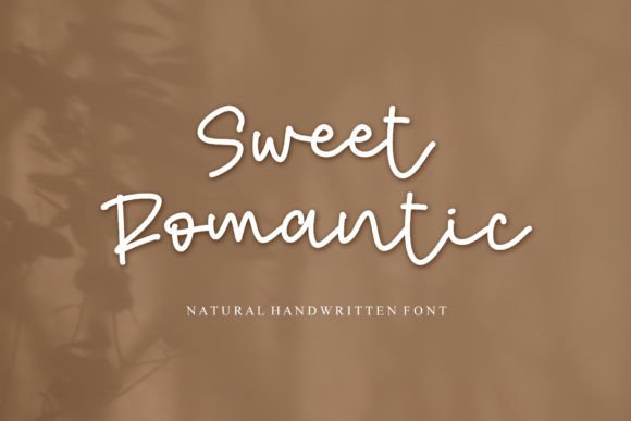 Sweet Romantic Font: A Friendly Handwritten Typeface for Warm Brand Identities