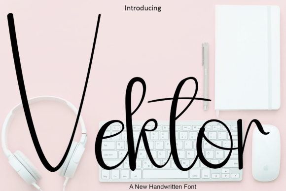 Vektor: A Handwritten Font That Breathes Life Into Editorial Design