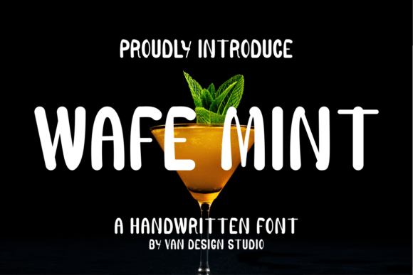 Wafe Mint: A Fresh, Friendly Script Font for Handmade Creators