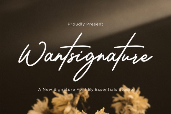 Wantsignature: A Luxurious Script Font That Elevates Your Brand