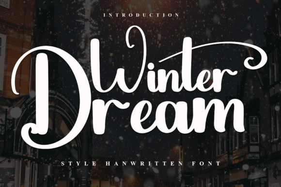 Winter Dream: A Festive Script Font That Elevates Small Business Branding