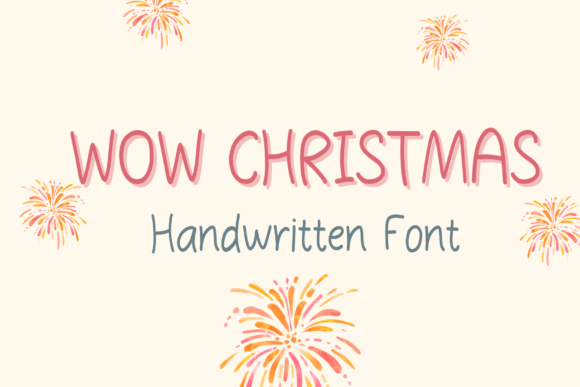 Wow Christmas Font: A Friendly Handwritten Display Typeface for Seasonal Campaigns